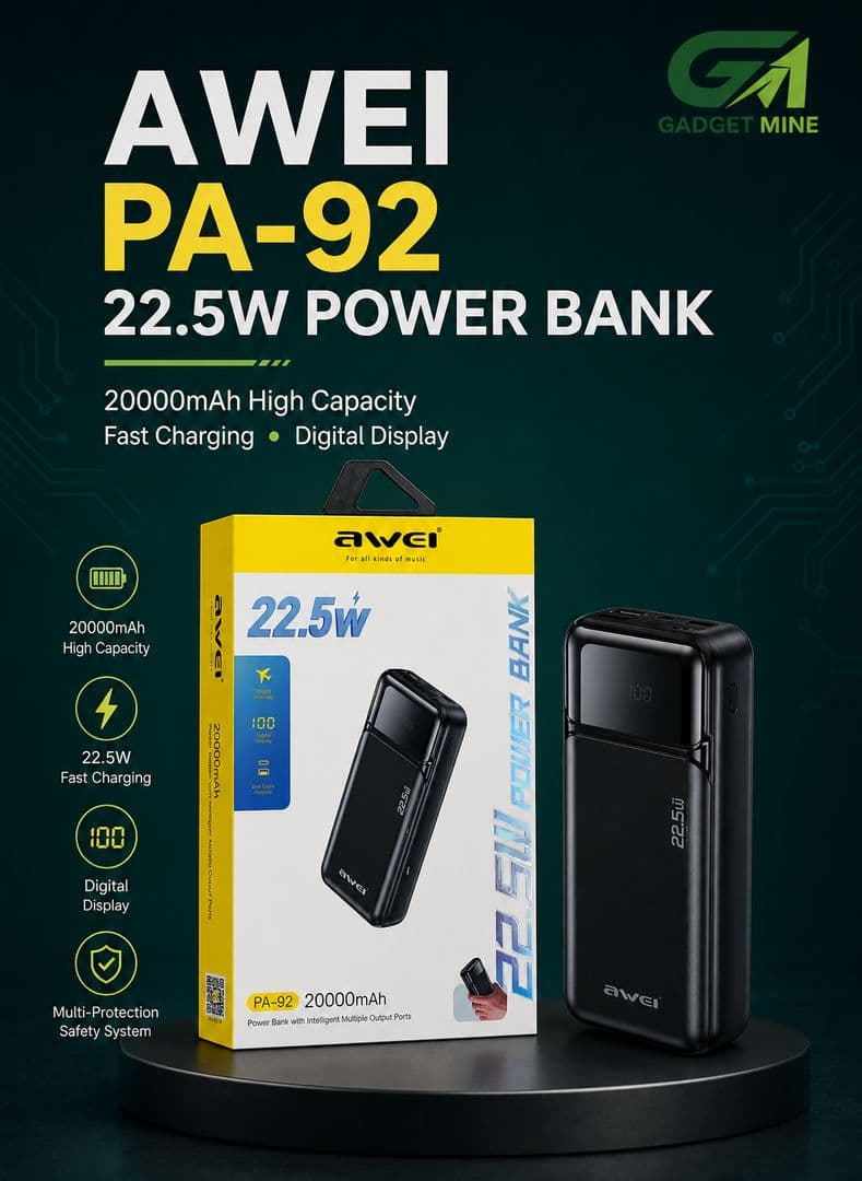 Awei PA-92 22.5W Power Bank