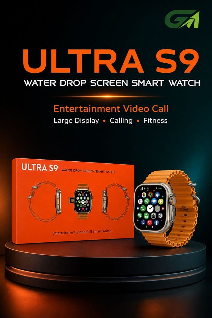 Ultra S9 Water Drop Screen Smart Watch