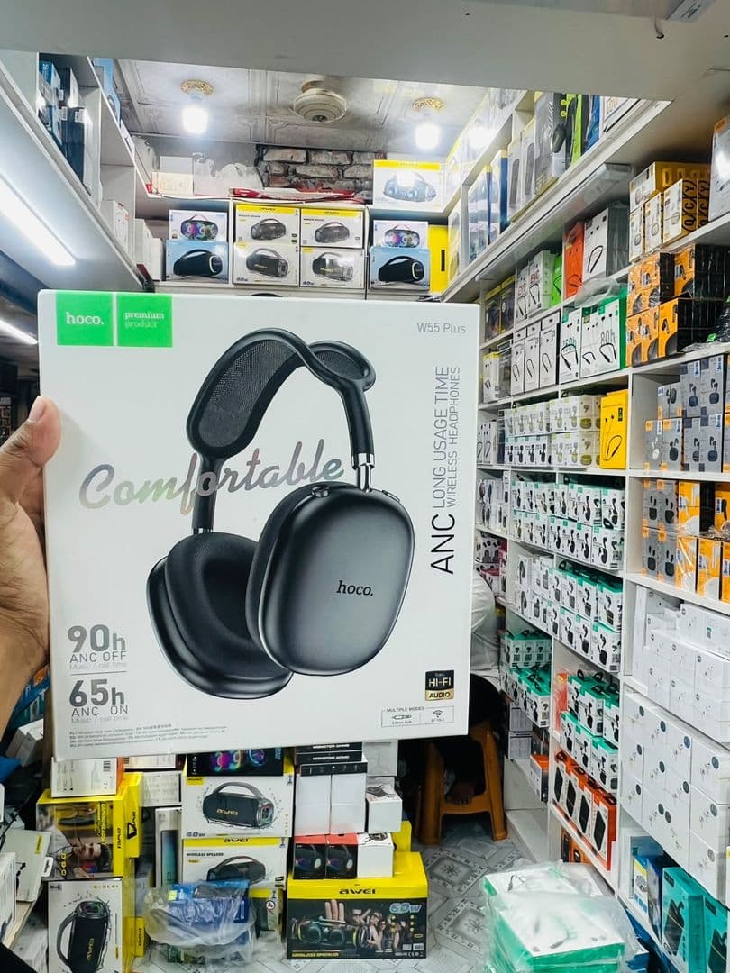Hoco W55 Plus ANC Wireless Headphones - alternate