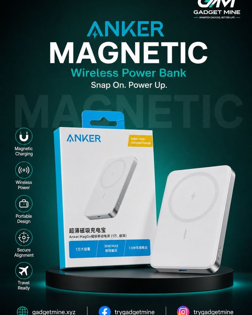 Anker Magnetic Wireless Power Bank