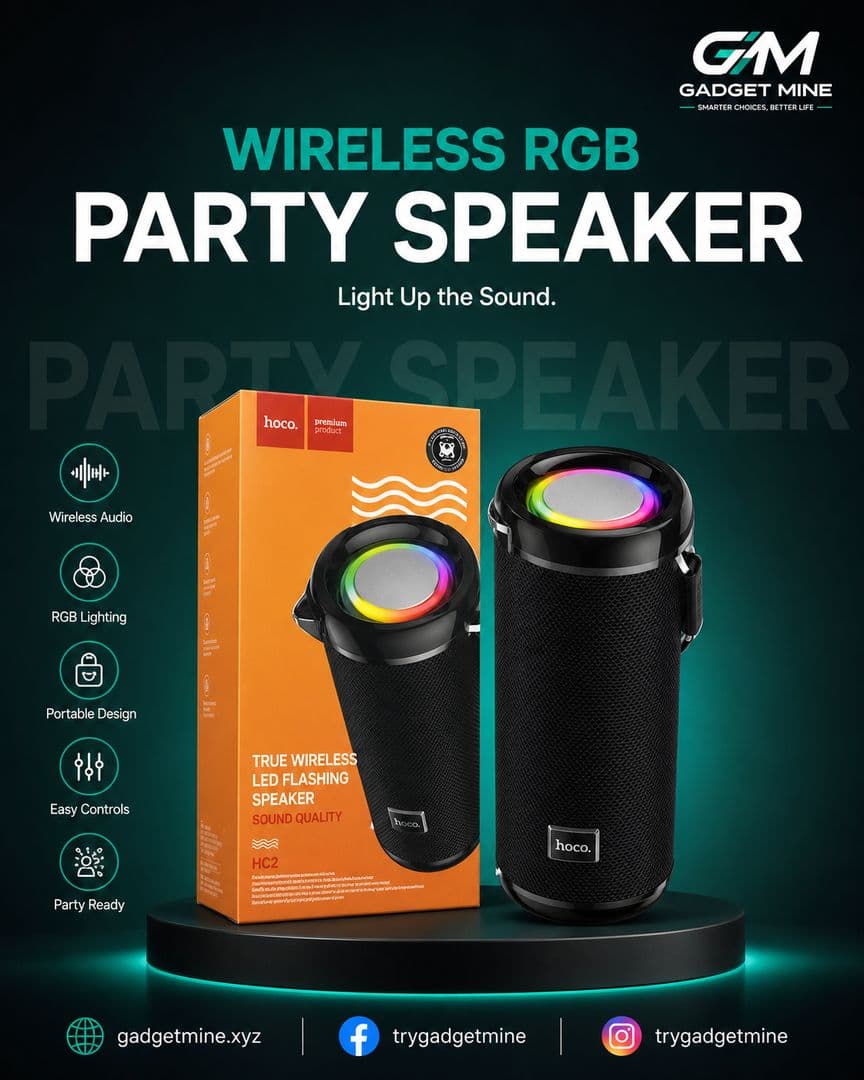 Wireless RGB Party Speaker