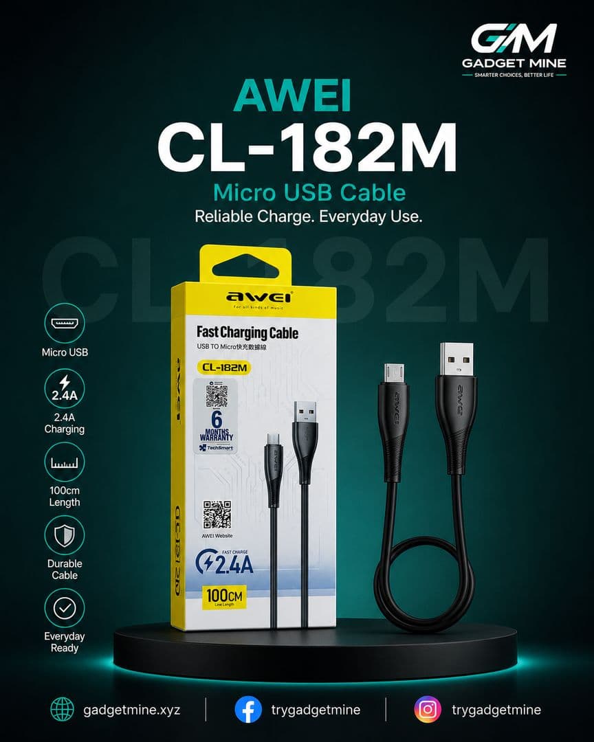 Awei CL-182M Micro USB Cable