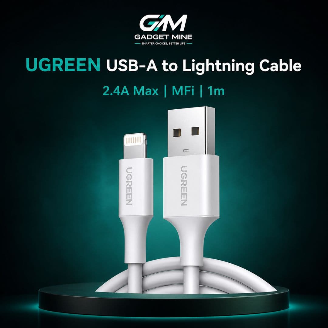 UGREEN 20728 USB-A to Lightning Cable 1m