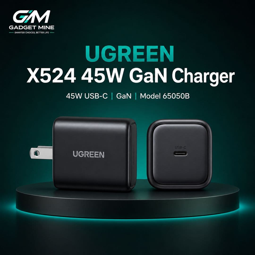 UGREEN X524 65050B 45W GaN Charger