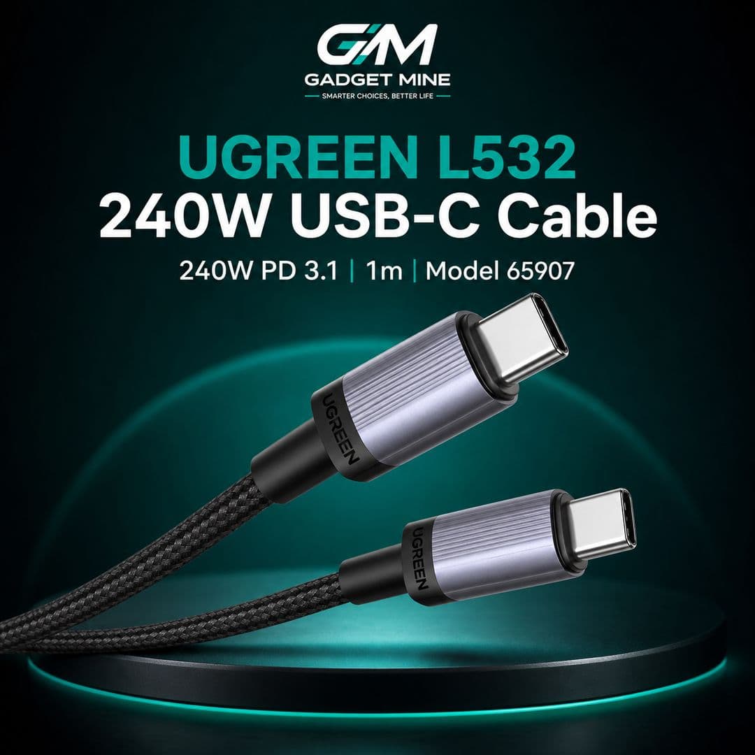 UGREEN L532 65907 240W USB-C Cable 1m