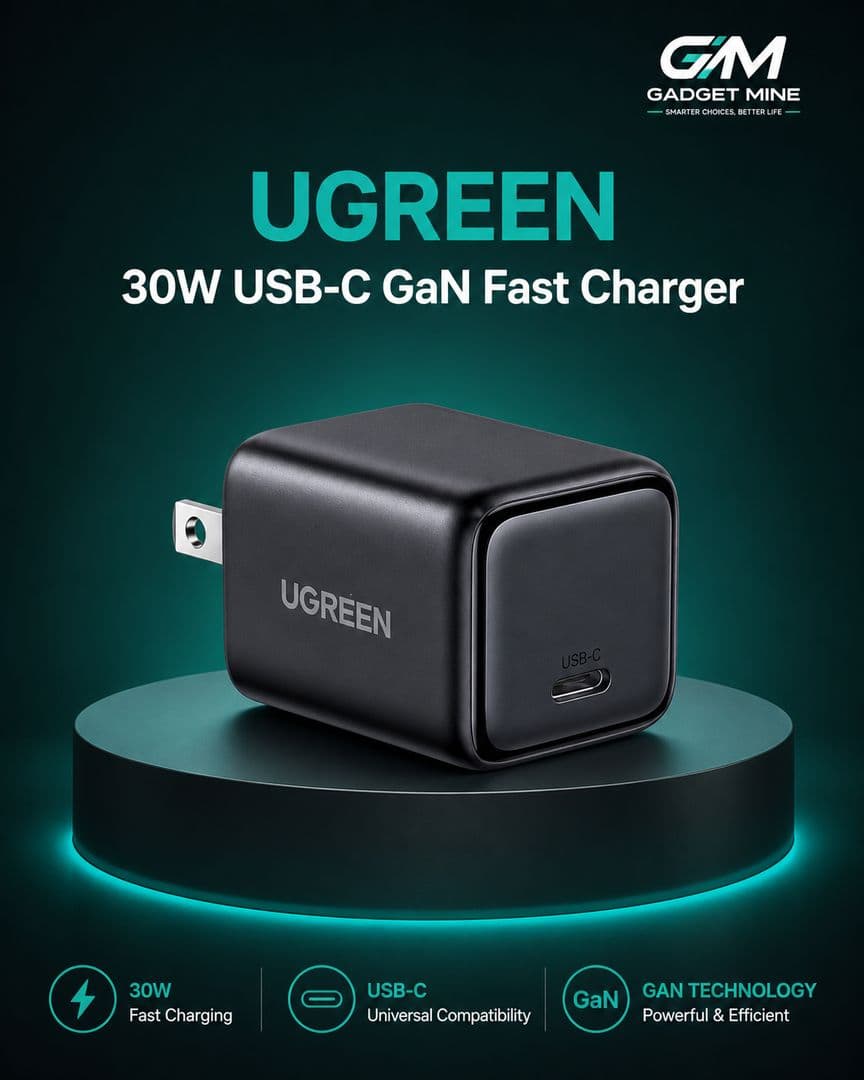 UGREEN 30W USB-C GaN Fast Charger US