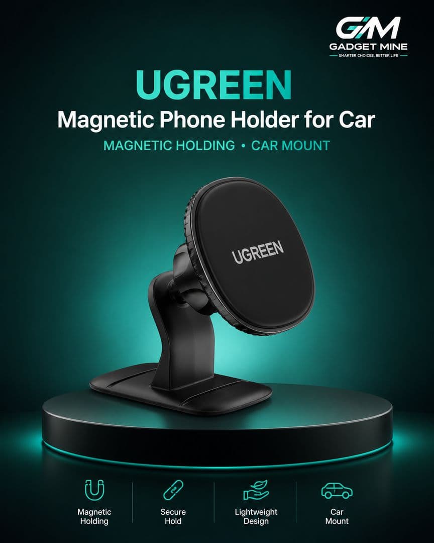 UGREEN Magnetic Phone Holder for Car